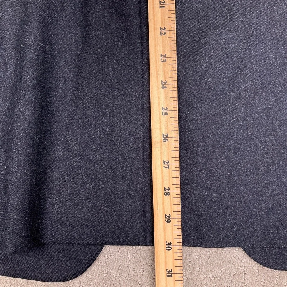 Hart Schaffner Marx Walkers Suit Mens 43R Charcoal‎ Gray 2-Piece Virgin Wool